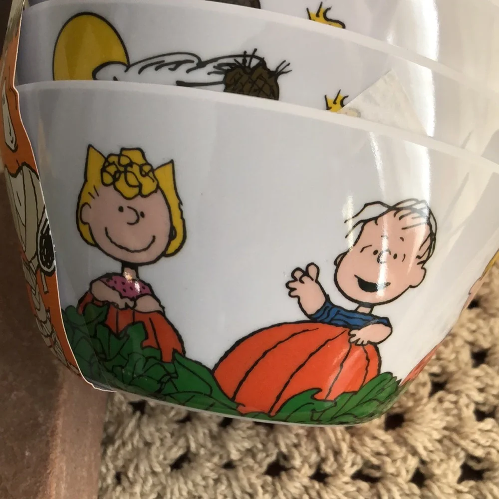 Peanuts HALLOWEEN Melamine Snack Bowls